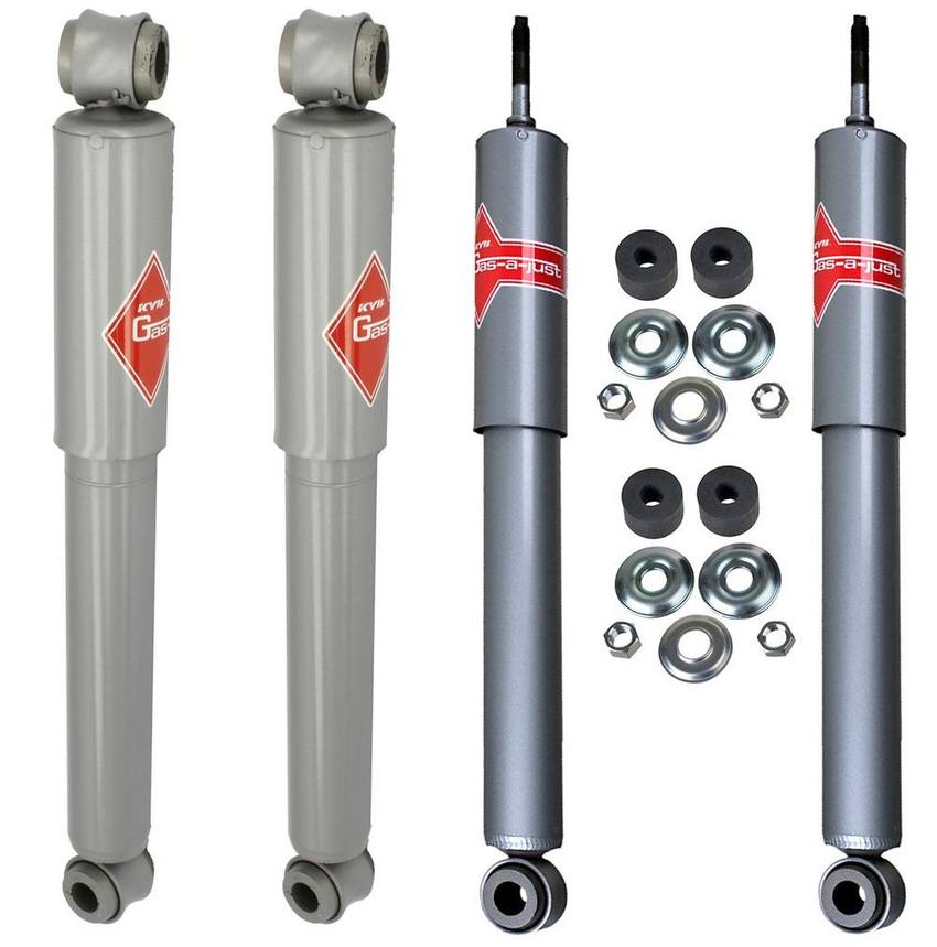 Shock Absorber Kit - Front and Rear (Gas-a-just) - KYB 2889318KIT